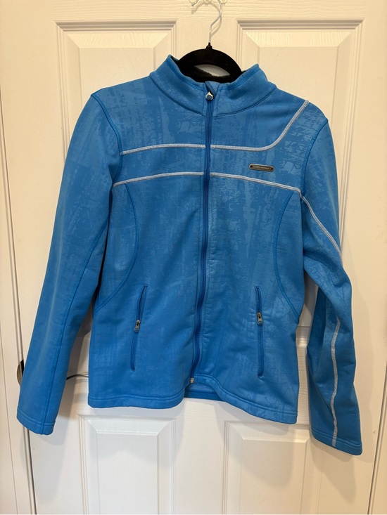 Under Armour Tops - VTG Blue Woman’s Under Armour Zip-Front Jacket #1170